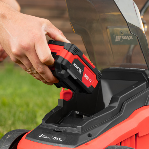 Газонокосилка аккумуляторная бесщеточная CLM-320, 320 мм, травосб. 30 л, Li-Ion, 20 В MTX по ценам производителя в Екатеринбурге с доставкой по всей России