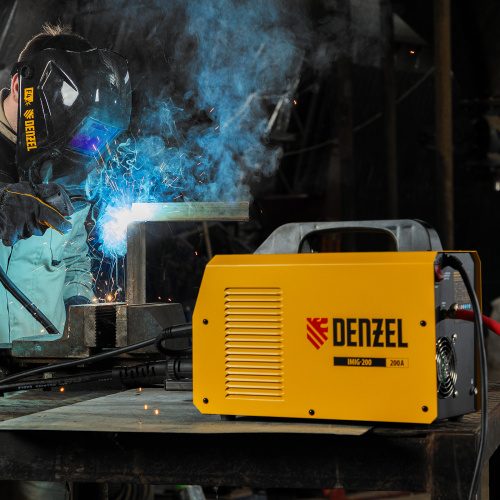 Аппарат инвертор. полуавтомат. cварки IMIG-200, 200 А, ПВ 60%, катушка 5 кг Denzel по ценам производителя в Екатеринбурге с доставкой по всей России