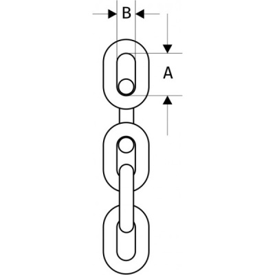 Цепь G80, круглозвенная, 32 Х 116, Класс Т8, высокопрочная, NK по ценам производителя в Екатеринбурге с доставкой по всей России