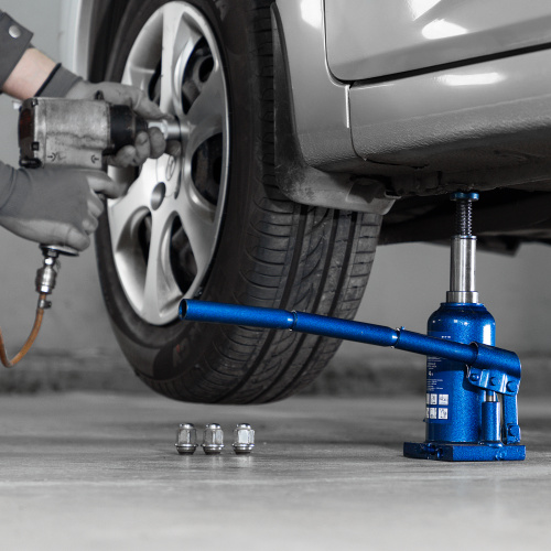 Домкрат гидравлический бутылочный телескопический, 4 т, H подъема 170-420 мм Stels по ценам производителя в Екатеринбурге с доставкой по всей России