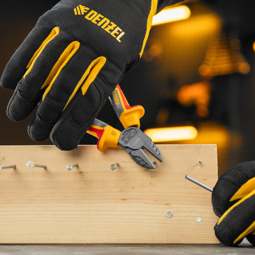 Бокорезы, диэлектрические рукоятки, до 1000 В, трехкомпонентные рукоятки, 160 мм Denzel по ценам производителя в Екатеринбурге с доставкой по всей России