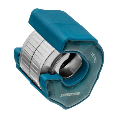 Труборез ладонный "Piranha", 16 мм, 1/2, автоматическая регулировка зажима трубы, трещотка с храповым механизмом, отверстие 1/4 Gross по ценам производителя в Екатеринбурге с доставкой по всей России