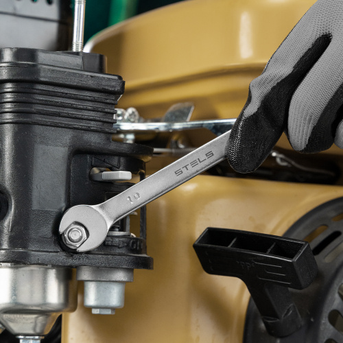 Набор ключей комбинированных, 8-19 мм, 8 шт, CrV, матовый хром Stels по ценам производителя в Екатеринбурге с доставкой по всей России