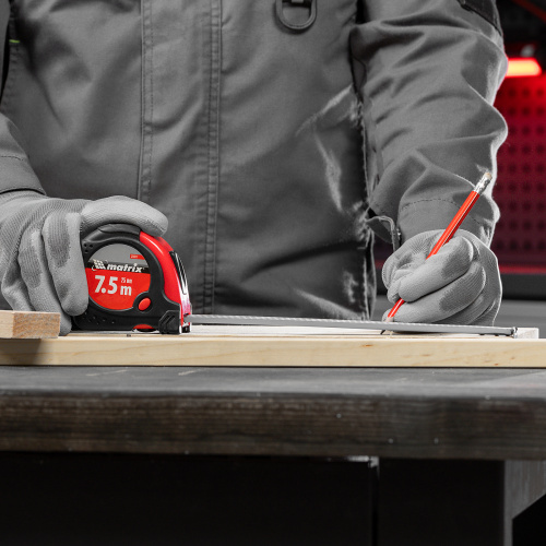 Рулетка Status Magnet fixation,7,5 м х 25 мм,обрезиненный корпус,зацеп с магнитом Matrix по ценам производителя в Екатеринбурге с доставкой по всей России