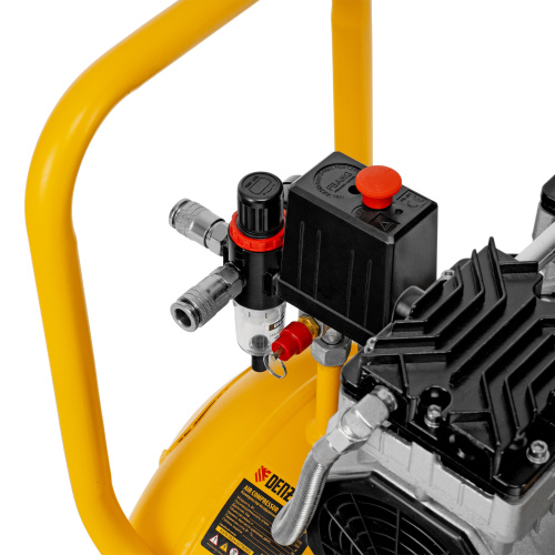 Компрессор безмасляный, малошумный DLS 1500/50, 1500 ВТ, 2x750, 50 л, 260 л/мин Denzel по ценам производителя в Екатеринбурге с доставкой по всей России