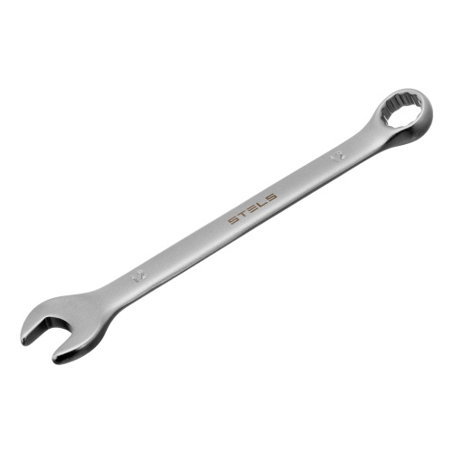 Ключ комбинированный, 12 мм, CrV, матовый хром Stels по ценам производителя в Екатеринбурге с доставкой по всей России
