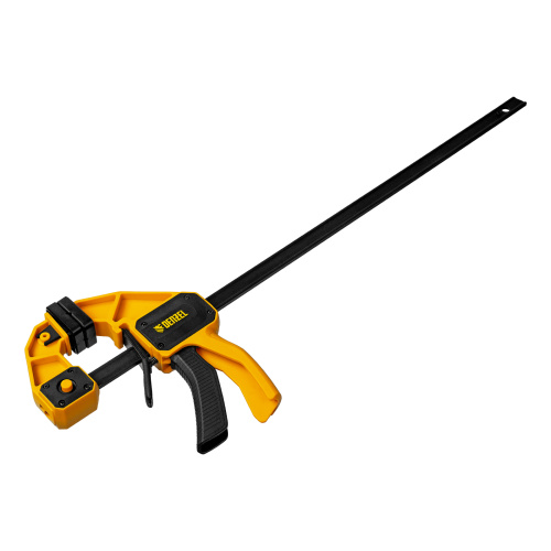 Струбцина F-образная, быстрозажимная, 450 х 80 мм, усиленный нейлоновый корпус Denzel по ценам производителя в Екатеринбурге с доставкой по всей России