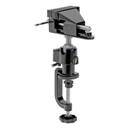 Тиски настольные, многофункциональные, сменная насадка, хомут для дрели, шарнирный механизм, 70 мм Matrix по ценам производителя в Екатеринбурге с доставкой по всей России