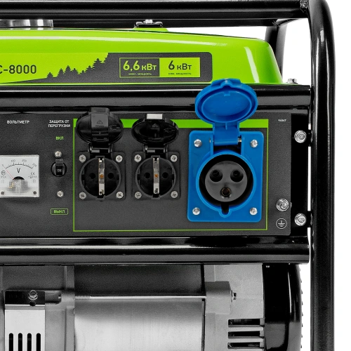 Генератор бензиновый БС-8000, 6,6 кВт, 230В, четырехтактный, 25 л, ручной стартер Сибртех по ценам производителя в Екатеринбурге с доставкой по всей России