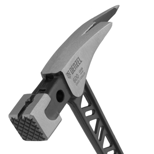 Молоток кровельщика 600 г, цельнокованый, боек с магнитом, двухкомп. обрезин. рук-ка Denzel по ценам производителя в Екатеринбурге с доставкой по всей России