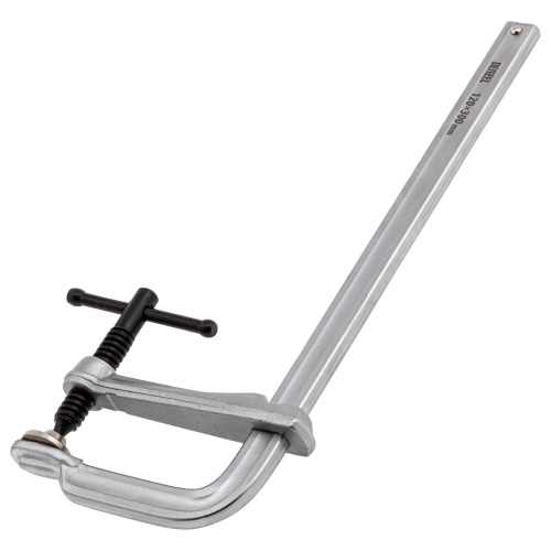 Струбцина F-образная, 120x300мм, кованая Denzel по ценам производителя в Екатеринбурге с доставкой по всей России