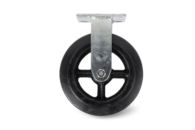 Колесо большегрузное неповоротное FCd 80 200 мм обрезиненное (F) по ценам производителя в Екатеринбурге с доставкой по всей России