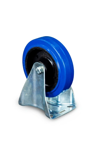 Колесо неповоротное из эластичной резины MW100 125 мм по ценам производителя в Екатеринбурге с доставкой по всей России