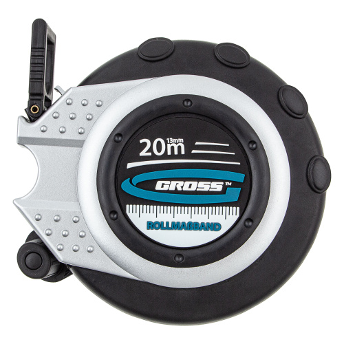Рулетка геодезическая 20 м х 13 мм, закрытый корпус, металлическая лента, нейлон Gross по ценам производителя в Екатеринбурге с доставкой по всей России