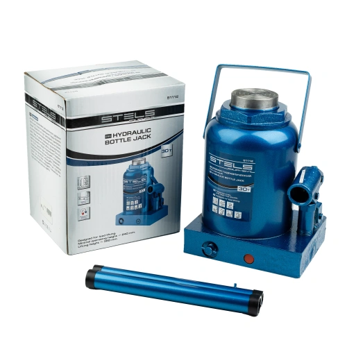 Домкрат гидравлический бутылочный, 30 т, H подъема 240-370 мм Stels по ценам производителя в Екатеринбурге с доставкой по всей России