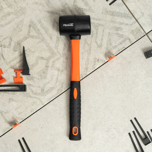 Киянка резиновая, 225 г, черная резина, фибергласовая рукоятка Sparta по ценам производителя в Екатеринбурге с доставкой по всей России