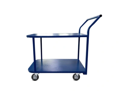 Тележка платформенная TOR ТП-2Я (600х900) 2х-ярусная (125мм) по ценам производителя в Екатеринбурге с доставкой по всей России