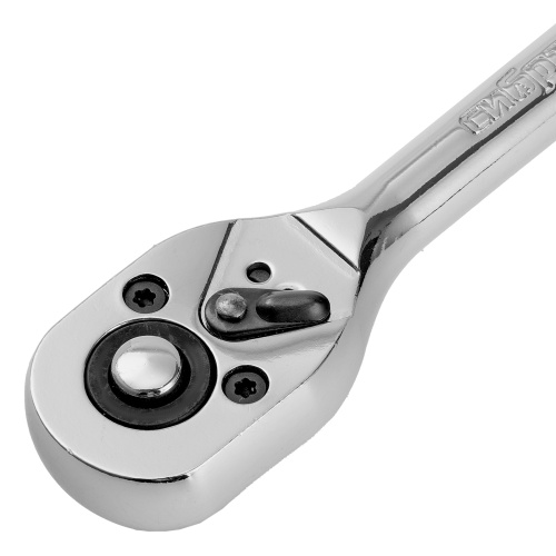 Ключ-трещотка 1/4", 45 зубьев, цельнометаллический, с быстрым сбросом, CrV, хром Сибртех по ценам производителя в Екатеринбурге с доставкой по всей России