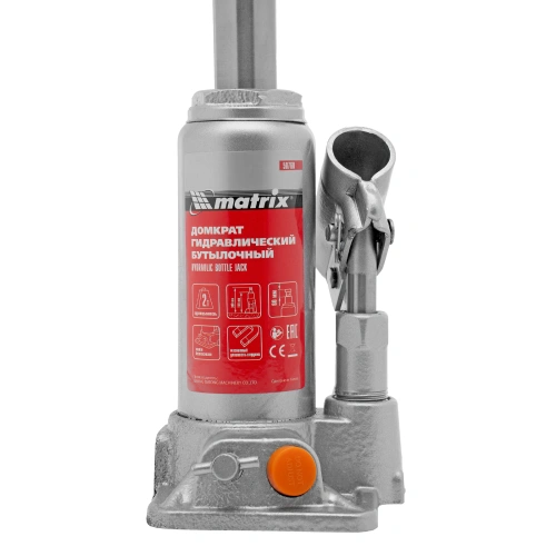 Домкрат гидравлический бутылочный, 2 т, h подъема 158-308 мм Matrix по ценам производителя в Екатеринбурге с доставкой по всей России
