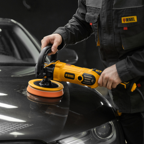 Машина полировальная CP-180, 1400 Вт, 180 мм, 0-3000 об/мин Denzel по ценам производителя в Екатеринбурге с доставкой по всей России