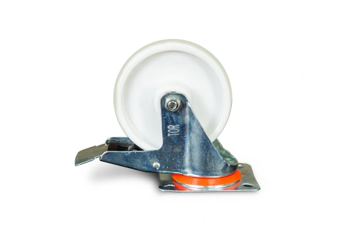 Колесо поворотное полипропилен SRCnb 63 160 мм с торозом (N) по ценам производителя в Екатеринбурге с доставкой по всей России