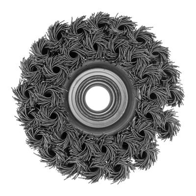 Щетка для УШМ, 75 мм, М14, "чашка", двухрядная, крученая проволока 0.5 мм Matrix по ценам производителя в Екатеринбурге с доставкой по всей России