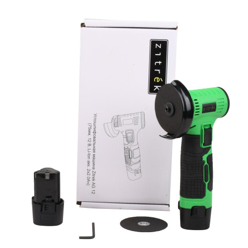 Углошлифовальная машина Zitrek AG 12 (75мм, 12 B, Li-Ion акк. 2x2.0Ач) по ценам производителя в Екатеринбурге с доставкой по всей России