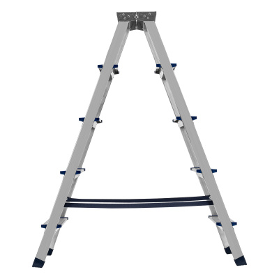 Стремянка двусторонняя 5 ступеней, алюминиевая, Сибртех по ценам производителя в Екатеринбурге с доставкой по всей России