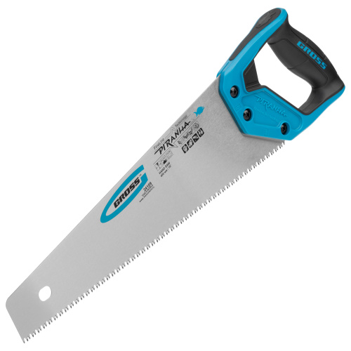 Ножовка по дереву "Piranha", 400 мм, 7-8 TPI, зуб-3D, каленый зуб, двухкомпонентная рукоятка Gross по ценам производителя в Екатеринбурге с доставкой по всей России