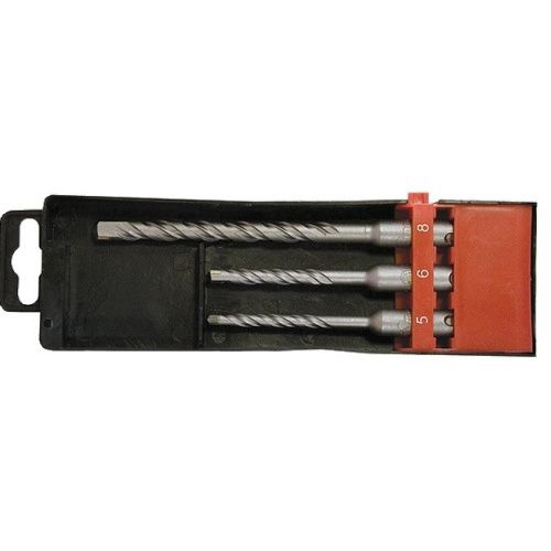 Набор буров по бетону, 5 х 110.6 х 110.8 х 160 мм, 3 шт, в пластиковой коробке, SDS Plus Matrix по ценам производителя в Екатеринбурге с доставкой по всей России