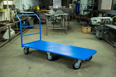 Тележка платформенная TOR ТП-5 (750х1800) г/п 555 кг (200 мм) по ценам производителя в Екатеринбурге с доставкой по всей России