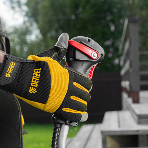 Триммер бензиновый DT-43E, 43 см3, неразъемная штанга, электростартер, состоит из 2 частей Denzel по ценам производителя в Екатеринбурге с доставкой по всей России