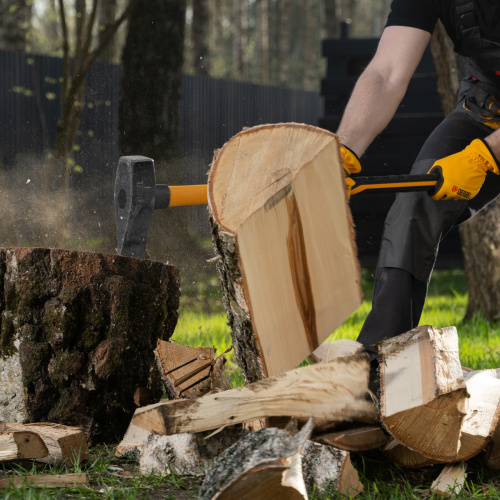 Колун-кувалда 4000 г, кованая, фибергласовая  рукоятка c TPR покрытием, 880 мм Denzel по ценам производителя в Екатеринбурге с доставкой по всей России