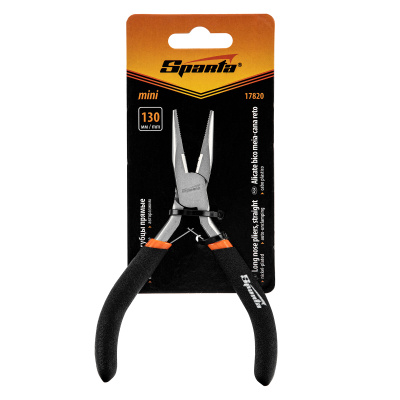 Длинногубцы прямые Mini, 130 мм, никелированные, авторазжим Sparta по ценам производителя в Екатеринбурге с доставкой по всей России