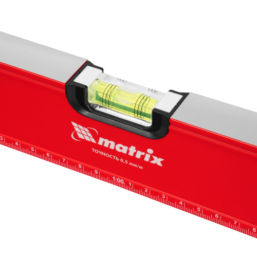 Уровень алюминиевый, фрезерованный, 3 глазка, рукоятки, 2000 мм Matrix по ценам производителя в Екатеринбурге с доставкой по всей России