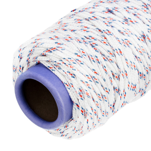 Фал плетеный полипропиленовый с сердечником, 6 мм, L100 м, 16-прядный, Сибртех по ценам производителя в Екатеринбурге с доставкой по всей России