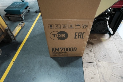 Генератор дизельный 7,0 кВт 220В с электростартером и колесами TOR KM7000D по ценам производителя в Екатеринбурге с доставкой по всей России