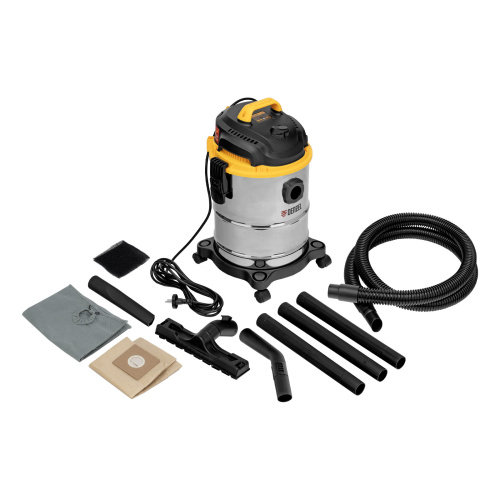 Пылесос строительный SVC15, 1200 Вт, бак 15 л, шланг 2 м Denzel по ценам производителя в Екатеринбурге с доставкой по всей России