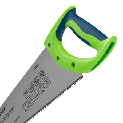 Ножовка по дереву "Зубец", 500 мм, 7-8 TPI, каленый зуб 2D, двухкомпонентная рукоятка Сибртех по ценам производителя в Екатеринбурге с доставкой по всей России