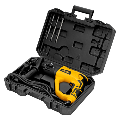 Перфоратор электрический RH-1050-26, SDS-plus, 1050 Вт, 3.2 Дж, 3 плюс 1 режим Denzel по ценам производителя в Екатеринбурге с доставкой по всей России