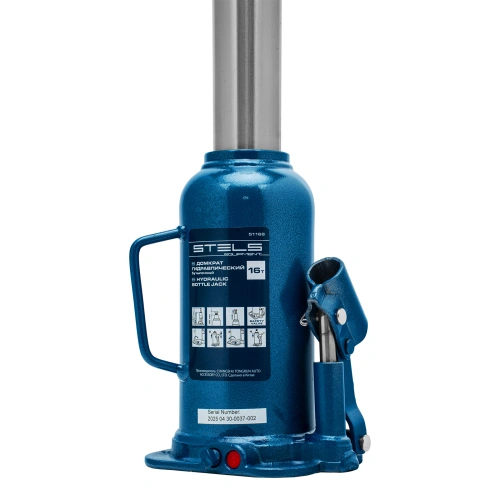 Домкрат гидравлический бутылочный, 16 т, h подъема 227-457 мм Stels по ценам производителя в Екатеринбурге с доставкой по всей России