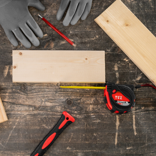 Рулетка Status Magnet 3 fixations,7,5 м х 25 мм,обрезиненный корпус,зацеп с магнитом Matrix по ценам производителя в Екатеринбурге с доставкой по всей России