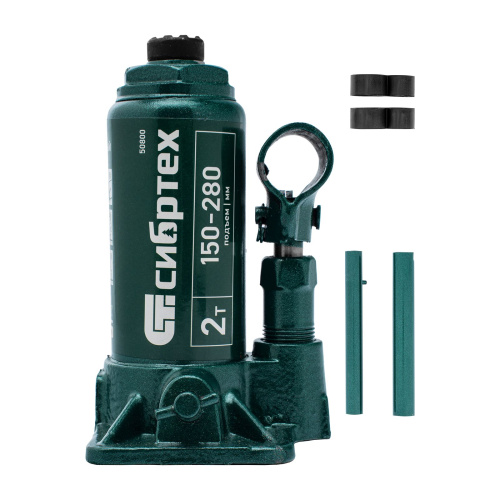 Домкрат гидравлический бутылочный, 2 т, 150-280 мм Сибртех по ценам производителя в Екатеринбурге с доставкой по всей России