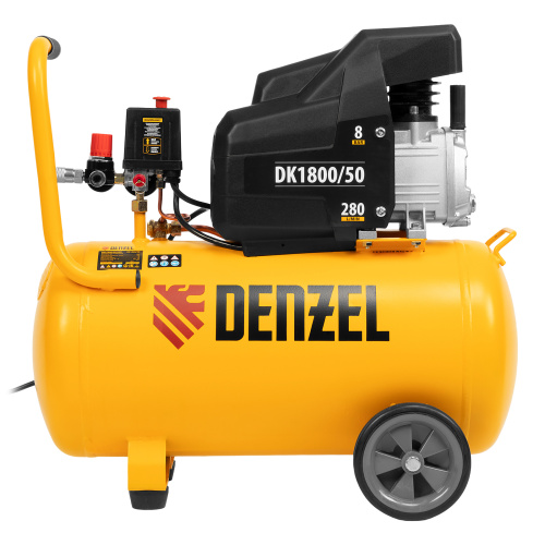 Компрессор воздушный DK1800/50, Х-PRO 1.8 кВт, 280л/мин, 50л Denzel по ценам производителя в Екатеринбурге с доставкой по всей России