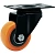 Колесо мебельное поворотное SCZ 25 50 мм (оранжевый) по ценам производителя в Екатеринбурге с доставкой по всей России