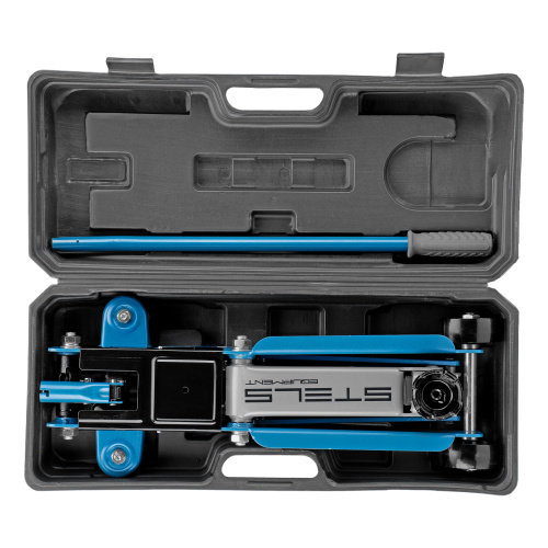 Домкрат гидравлический подкатной, высокий подъем, 3т, SUV, 190-535 мм, в кейсе Stels по ценам производителя в Екатеринбурге с доставкой по всей России