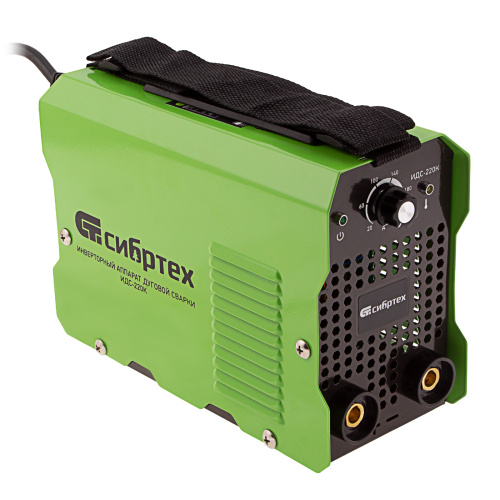 Инверторный аппарат дуговой сварки ИДС-220K, 220 А, ПВ 80%, диаметр электрода 1,6-5 мм Сибртех по ценам производителя в Екатеринбурге с доставкой по всей России