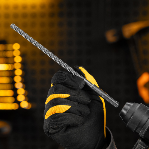 Бур по бетону, цельная крестовая пластина, 8x215 мм, SDS PLUS Denzel по ценам производителя в Екатеринбурге с доставкой по всей России