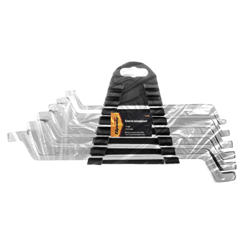 Набор ключей накидных, 6-17 мм, 6 шт, хромированные Sparta по ценам производителя в Екатеринбурге с доставкой по всей России