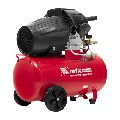 Компрессор воздушный КК-2200/50, 2,2 кВт, 350 л/мин, 50 л, прямой привод, масляный MTX по ценам производителя в Екатеринбурге с доставкой по всей России